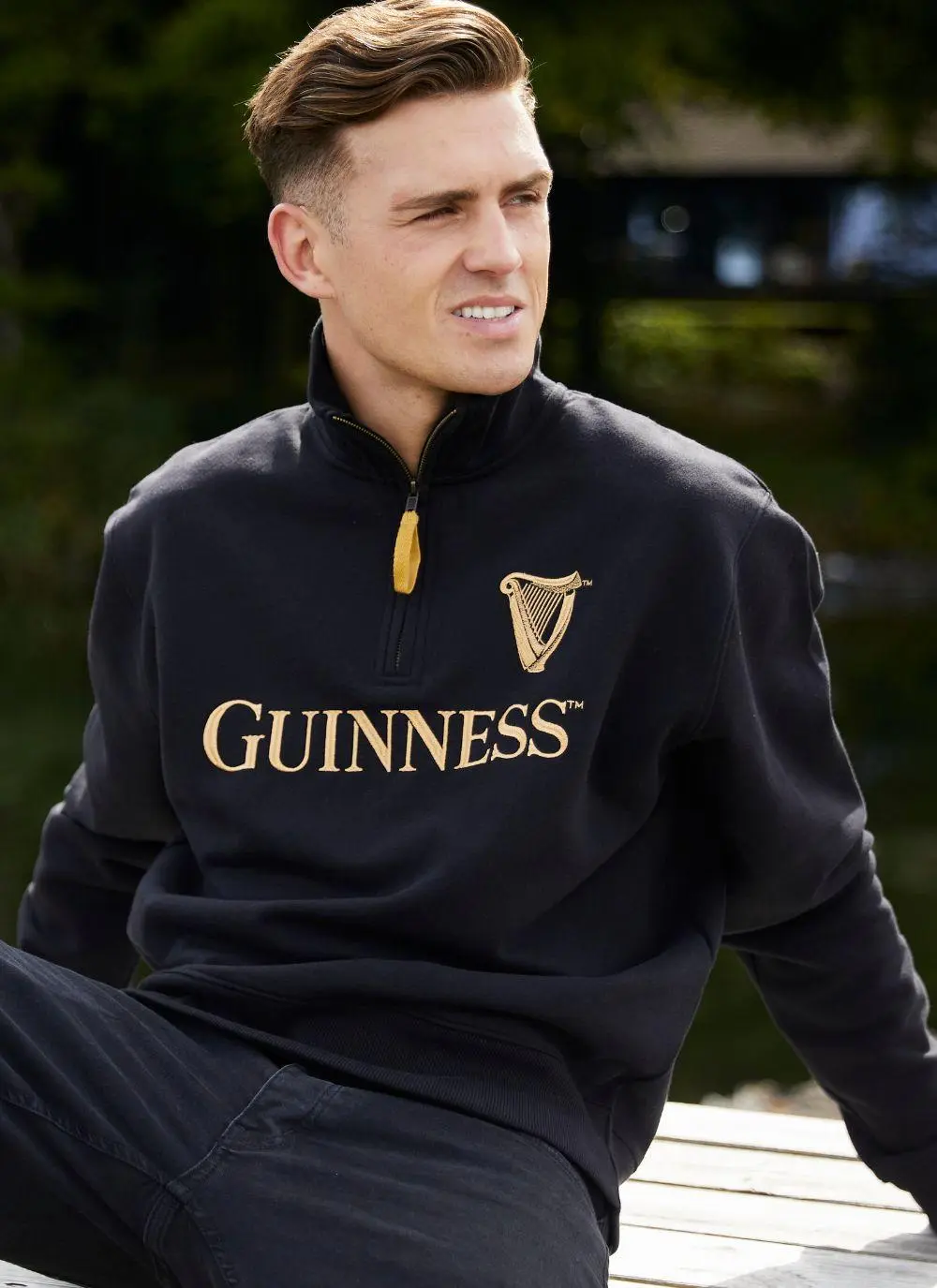 Guinness Quarter Zip Sweatshirt